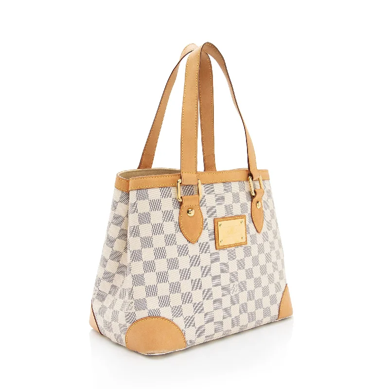 Louis Vuitton crossbody bags with adjustable shoulder straps for comfortLouis Vuitton Damier Azur Hampstead PM Tote (Nqbh0Z)