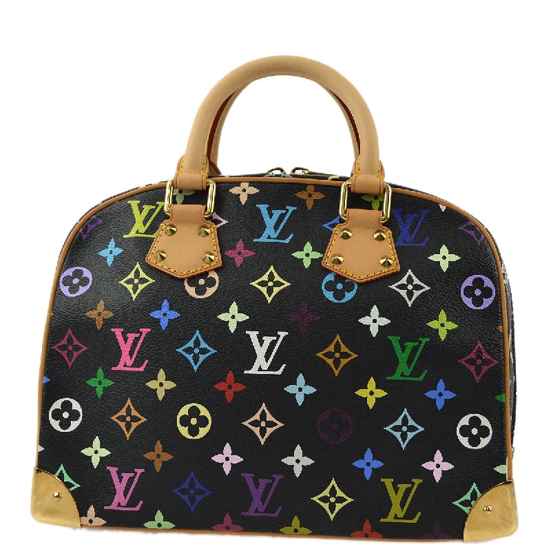 Louis Vuitton Twist bags with a contrast - colored interior for visual interestLouis Vuitton 2004 Black Monogram Multicolor Trouville Handbag M92662