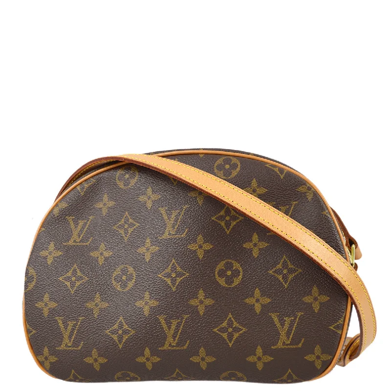 Louis Vuitton bags with a detachable mirror inside for on - the - go touch - upsLouis Vuitton 2002 Monogram Blois Shoulder Bag M51221