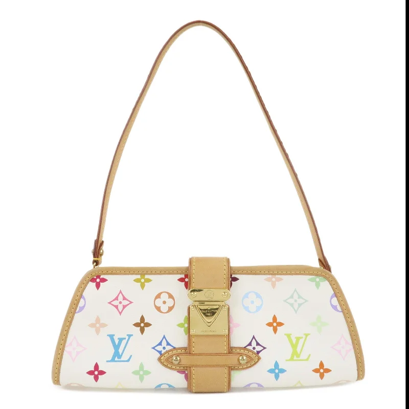 Louis Vuitton bags with a front - flap pocket for quick - access itemsLouis Vuitton Monogram Multi Color Shirley Shoulder Bag M40049