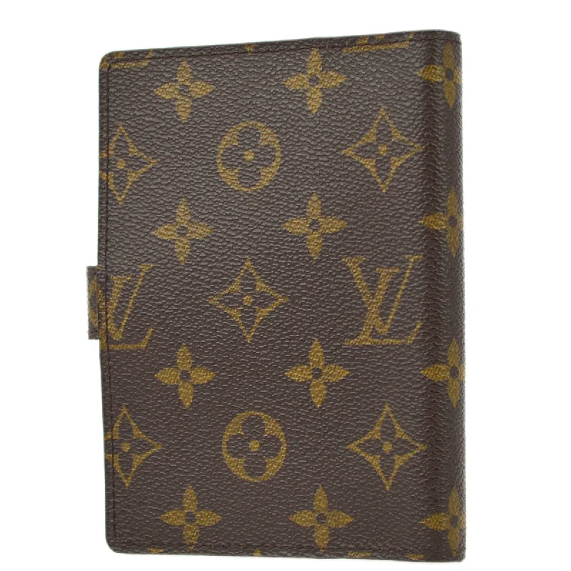 Louis Vuitton handbags with a patent - leather finish for a shiny lookLouis Vuitton 2003 Monogram Agenda PM R20005