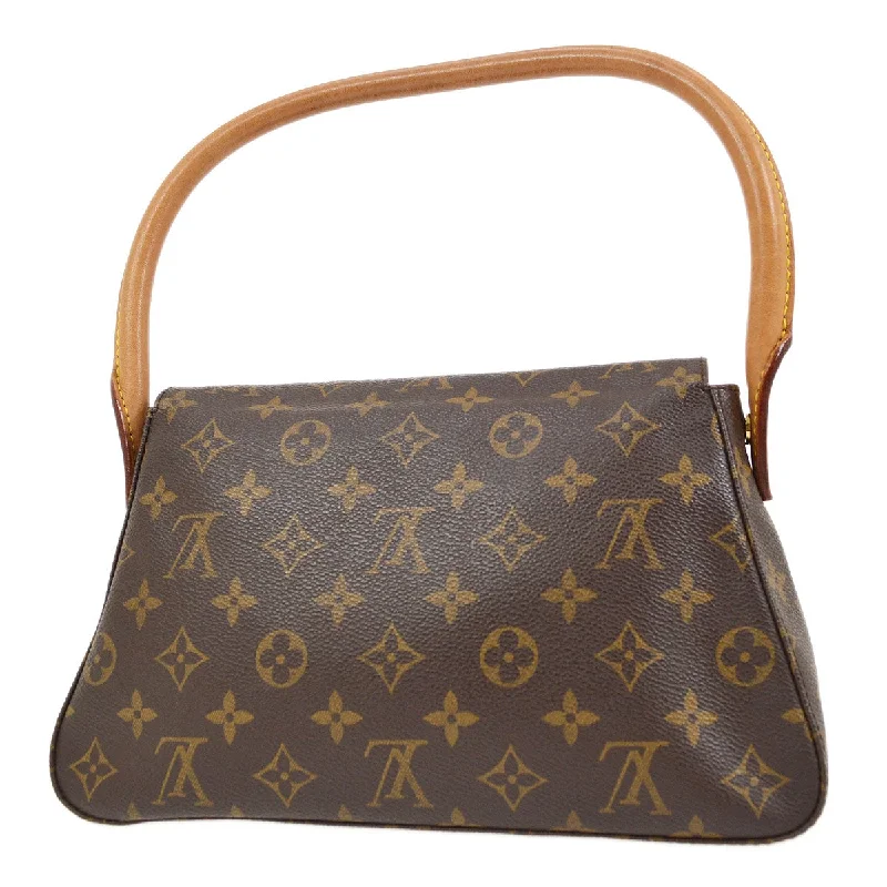 Louis Vuitton handbags with a back - zip pocket for storing valuablesLOUIS VUITTON 2001 MINI LOOPING M51147