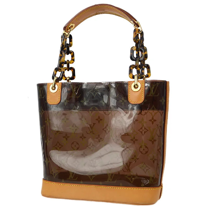 Louis Vuitton Twist bags with a crystal - embellished LV - turnlockLouis Vuitton 2004 Monogram Vinyl Cabas Ambre PM M92502