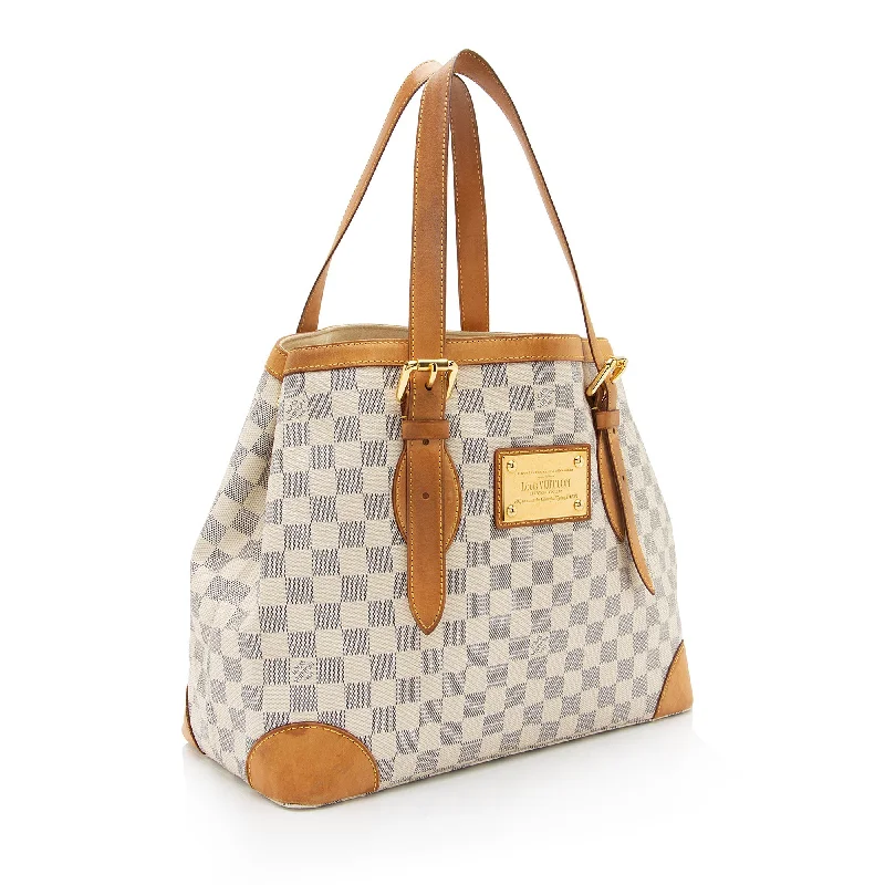 Louis Vuitton Alma bags with a monogram - embossed leather surfaceLouis Vuitton Damier Azur Hampstead MM Tote (Fmj5Yy)