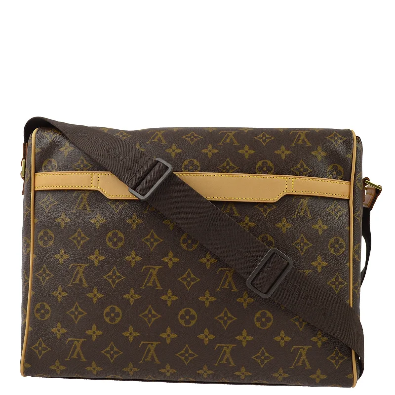 Louis Vuitton crossbody bags with a woven leather strap for textureLouis Vuitton 2003 Monogram Abbesses Shoulder Bag M45257