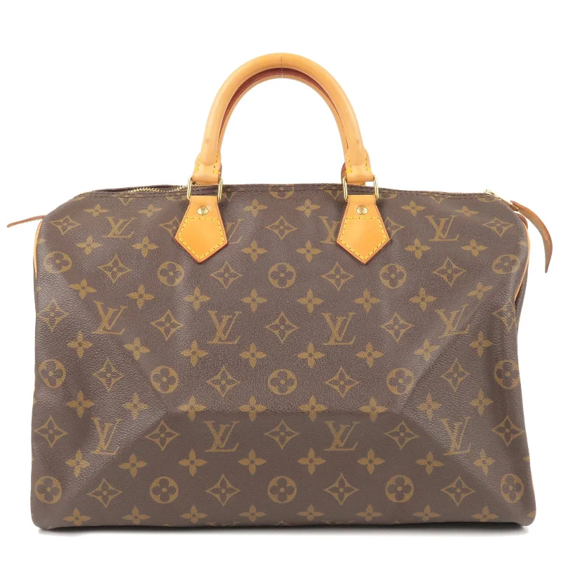 Louis Vuitton backpacks with a padded laptop compartment for travelLouis Vuitton Monogram Speedy 35 Hand Bag Boston Bag M41524