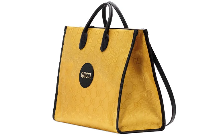 Women Gucci bags with interlocking G hardware for a classic lookGUCCI Off The Grid OTG Environmental Friendly Series Logo Large Capacity Unisex / Yellow / Black 630353-H9HAN-7673