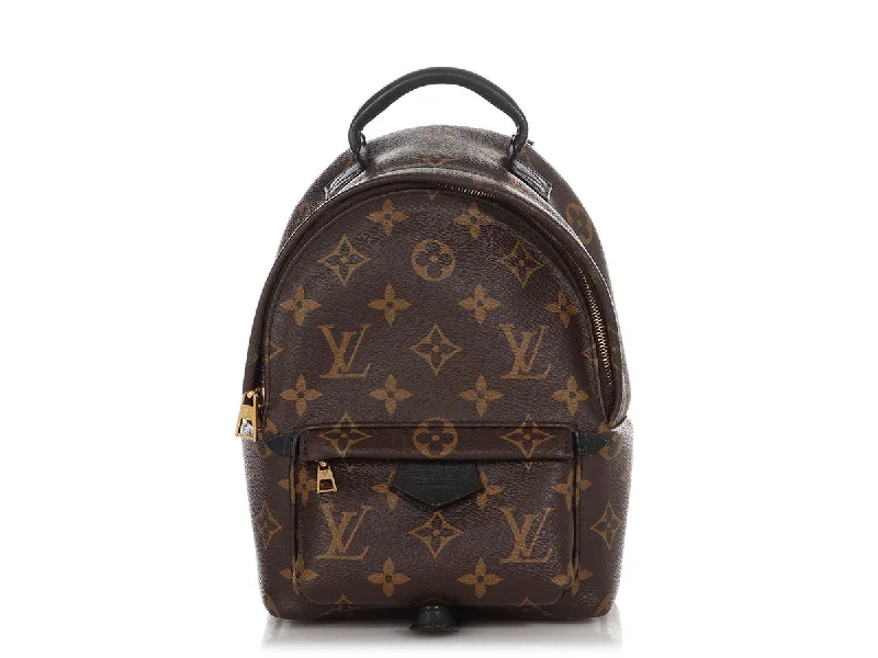 Louis Vuitton handbags with a beaded trim for a touch of glamourLouis Vuitton Mini Monogram Palm Springs Backpack