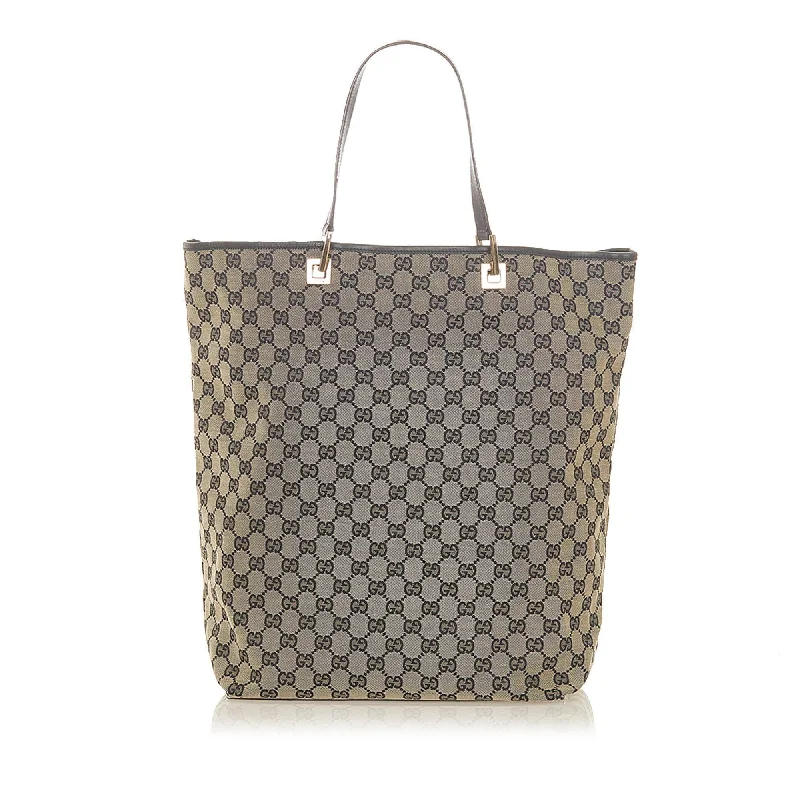 Ladies Gucci Dionysus bags with a detachable shoulder strapGucci GG Canvas Tote Bag (SHG-19687)