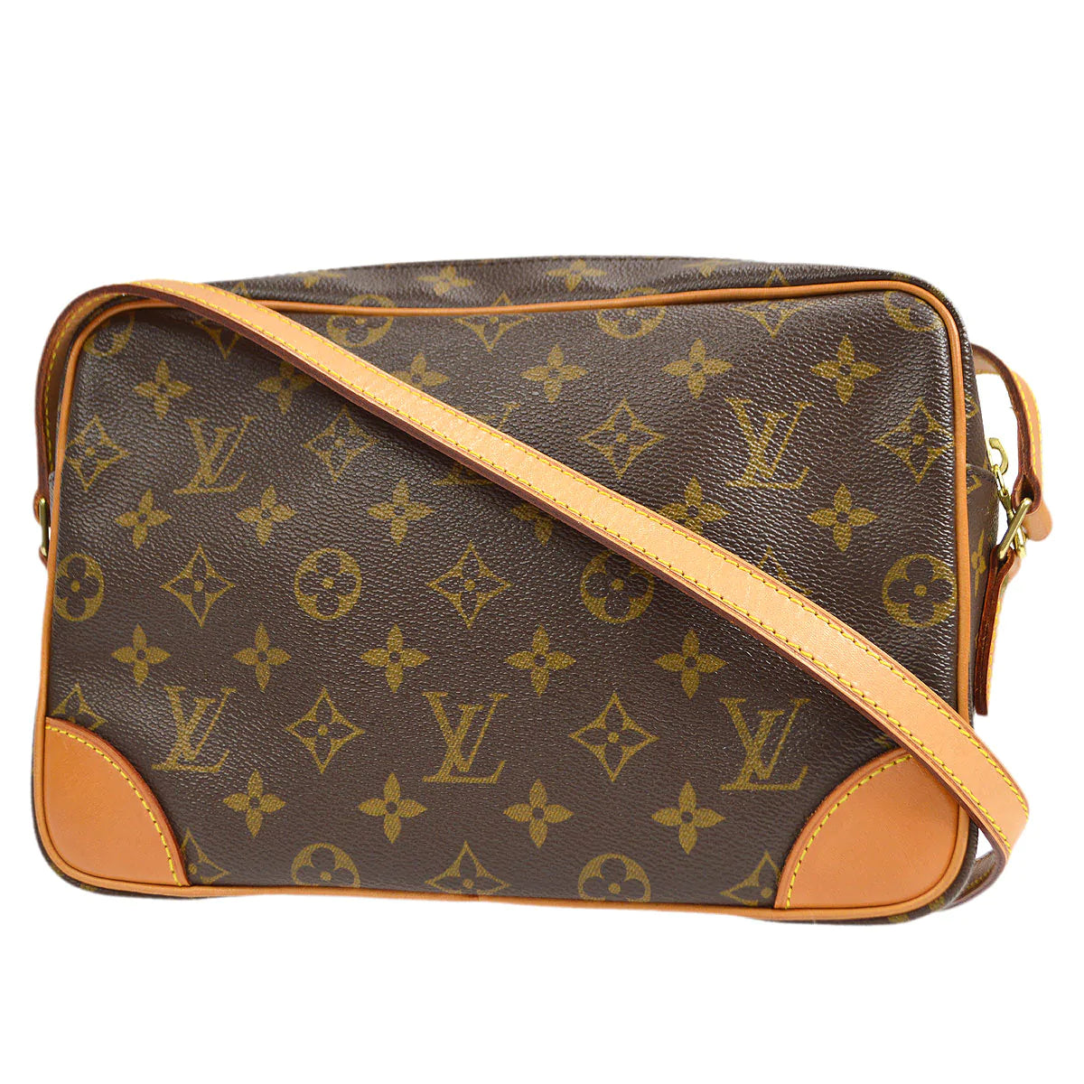 Ladies Louis Vuitton handbags with a detachable coin purse insideLOUIS VUITTON 2003 TROCADERO 27 M51274