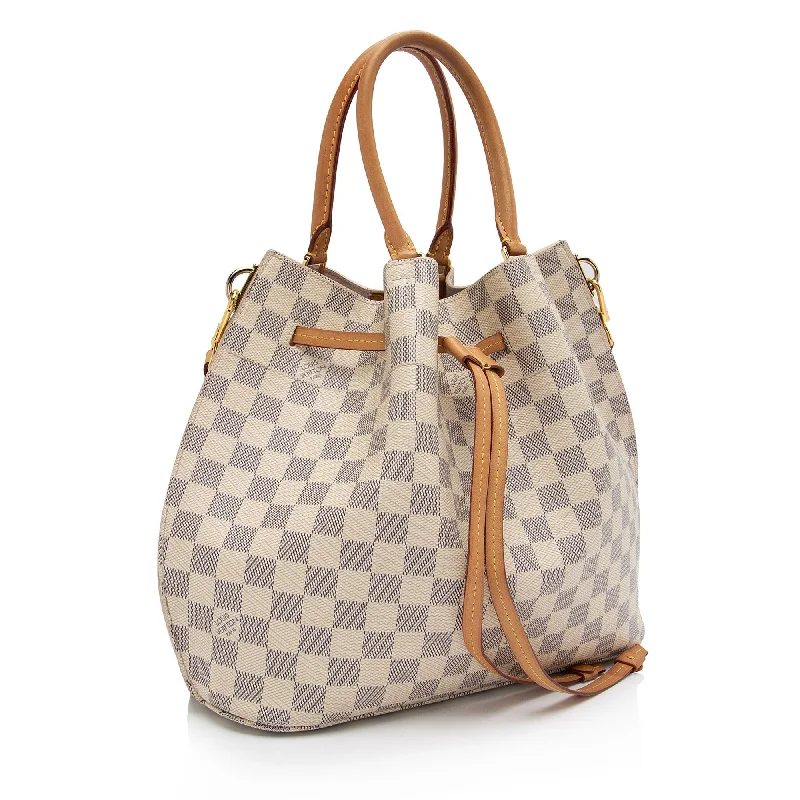 Louis Vuitton crossbody bags with a keychain holder for practicalityLouis Vuitton Damier Azur Girolata Tote (BJjrGC)