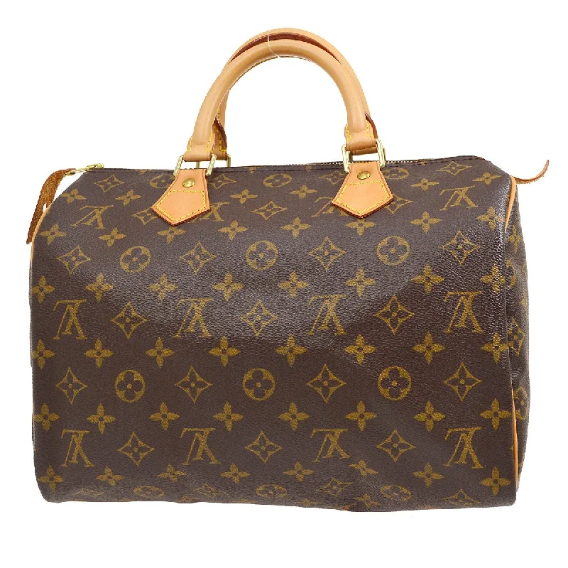 Louis Vuitton backpacks with a padded back panel for comfort during long - wearLOUIS VUITTON 2003 SPEEDY 30 HAND BAG MONOGRAM M41526 51477