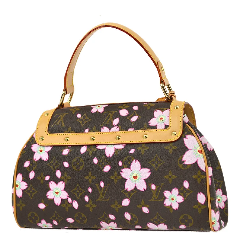 Louis Vuitton bags with a zip - around closure for enhanced securityLouis Vuitton 2003 Monogram Cherry Blossom Sac Retro PM Handbag M92012