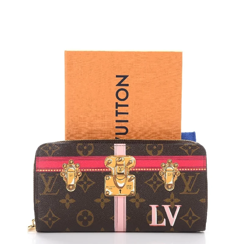 Louis Vuitton backpacks with a sleek, minimalist design for styleLOUIS VUITTON MONOGRAM SUMMER TRUNKS ZIPPY WALLET