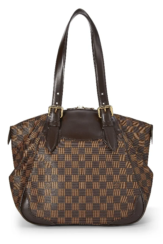 Louis Vuitton backpacks with a sleek, minimalist design for styleLOUIS VUITTON DAMIER EBENE VERONA MM BAG