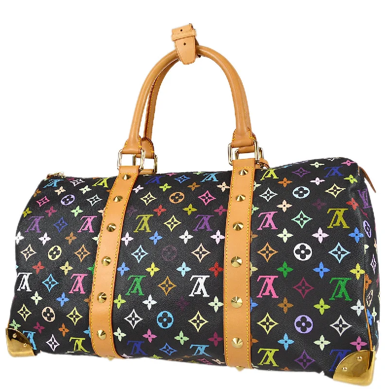 Louis Vuitton Twist bags with a snakeskin - effect panel for a bold lookLouis Vuitton 2004 Black Monogram Multicolor Keepall 45 M92640