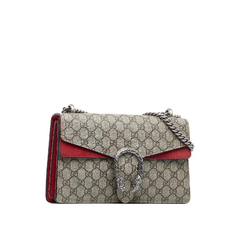 Gucci crossbody bags for women with adjustable leather strapsGucci Small GG Supreme Dionysus Shoulder Bag (SHG-Du65oF)