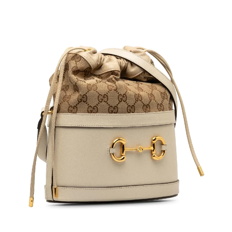 Ladies Gucci Dionysus bags with a star - shaped charmGucci GG Canvas Horsebit 1955 Bucket Bag (sD1os5)