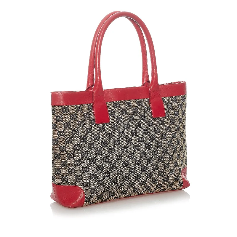 Women Gucci Sylvie bags with a crystal - embellished web stripeGucci GG Canvas Handbag (32082)