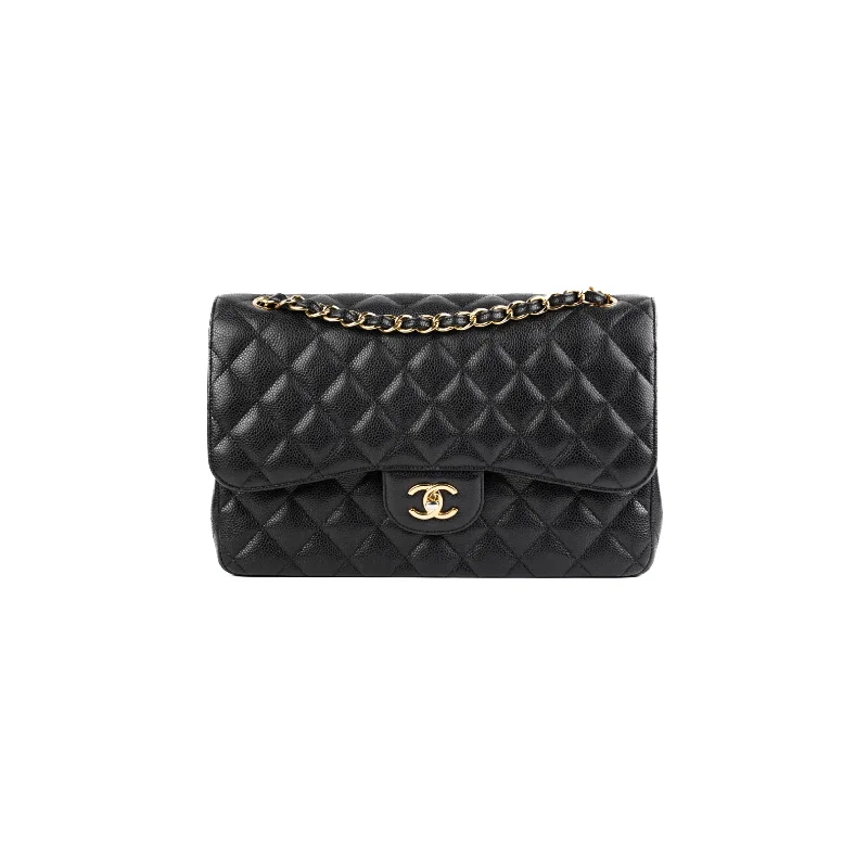 Chanel Vintage Inspired Handbag for Retro LoversChanel Jumbo Flap Caviar Black