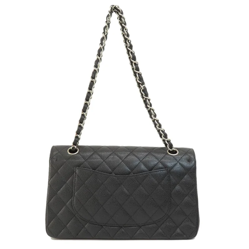 Chanel Classic Flap Bag for Evening PartyCHANEL Chain Shoulder Matelasse Bag Caviar Skin Women's