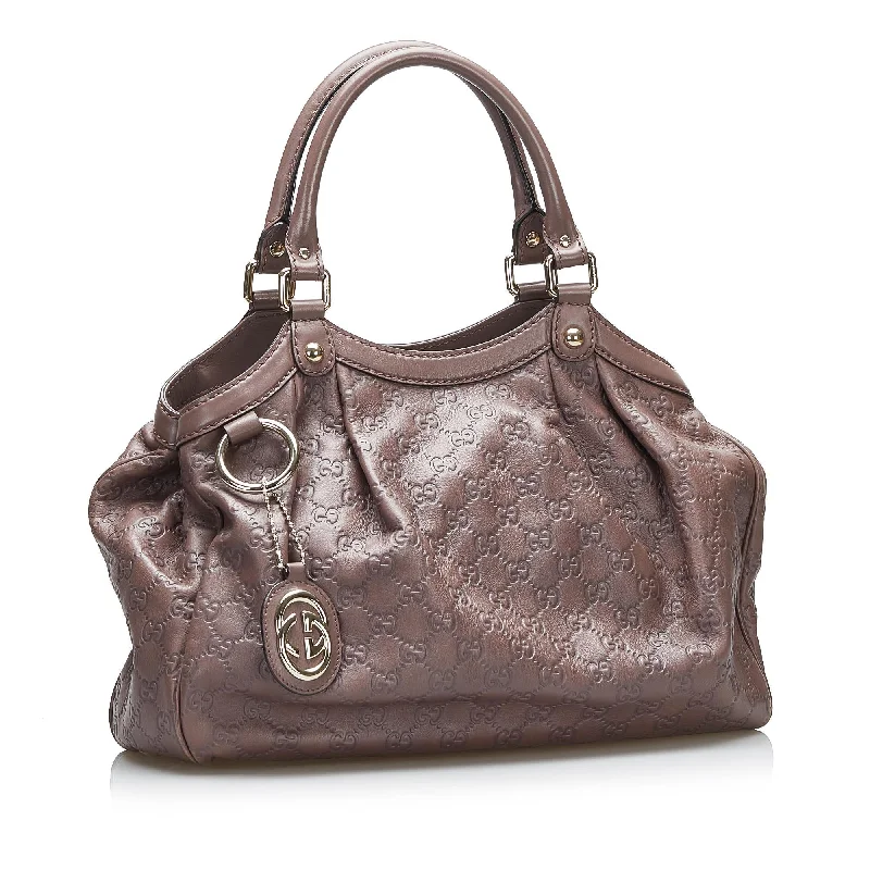 Ladies Gucci shoulder bags with a single - handle designGucci Guccissima Sukey (SHG-XpVoYF)