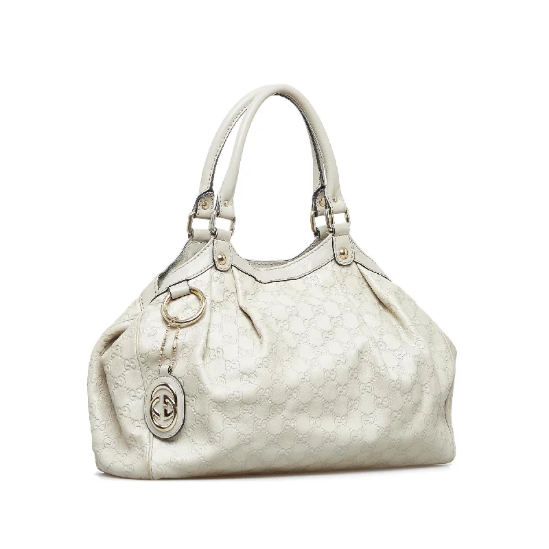 Small - sized Women Gucci shoulder bags for evening outingsGucci Guccissima Sukey (SHG-qxxsF9)