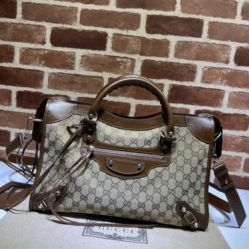 Women Gucci bags with a chain - link trim and a leather bodyBC - GUCCI BAG - 3335