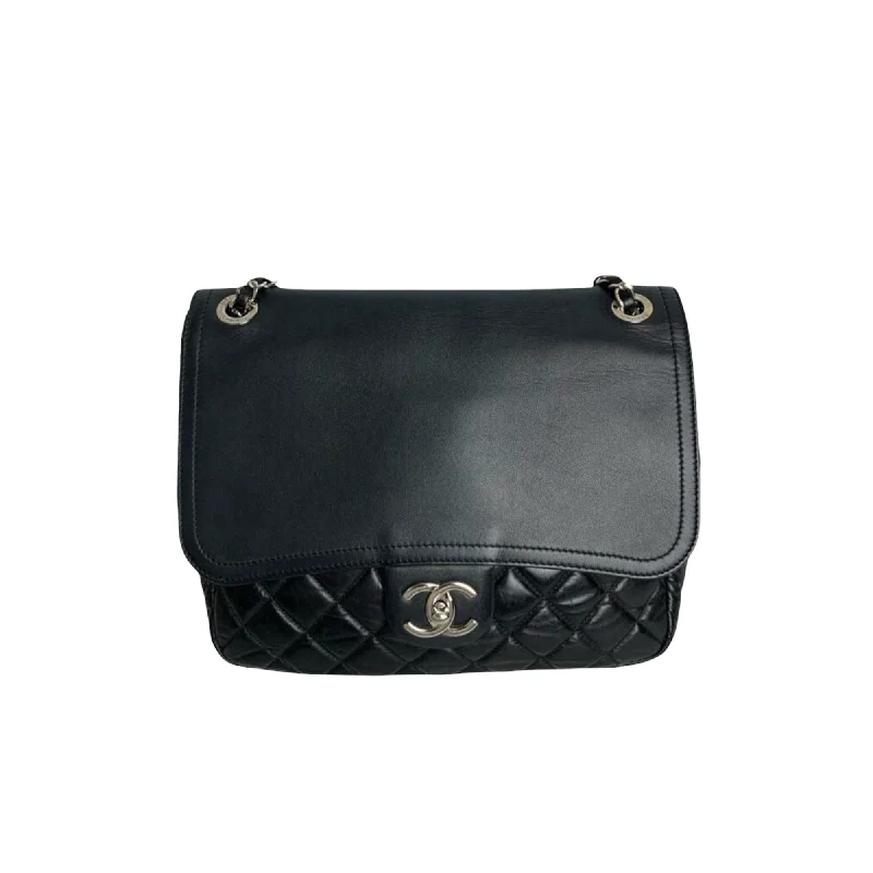 Chanel Classic Flap Bag for Evening PartyEasy Zip Flap Black SHW