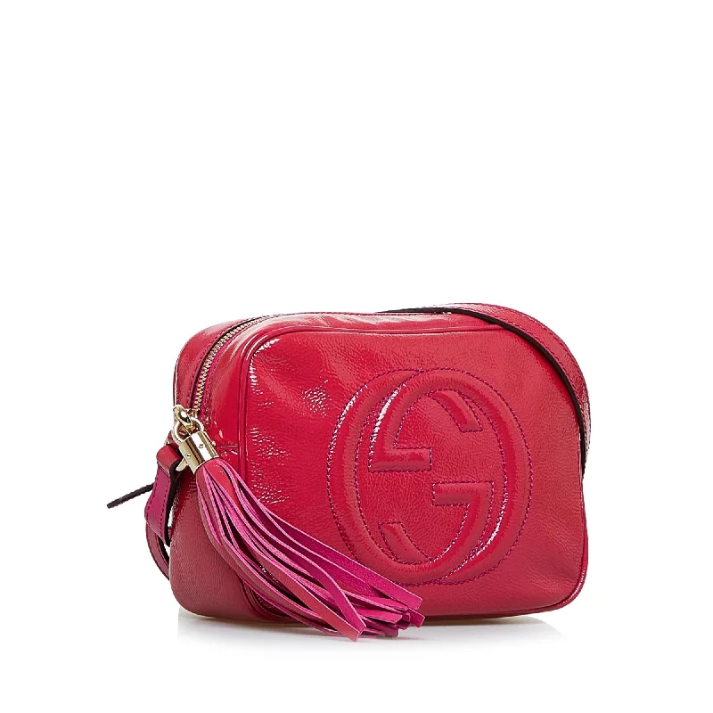 Women Gucci crossbody bags with a keychain holderGucci Soho Disco (SHG-8cyfYf)