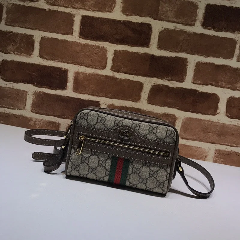 Women Gucci bags with a front - flap pocket for quick - access itemsBC - GUCCI BAG - 3328