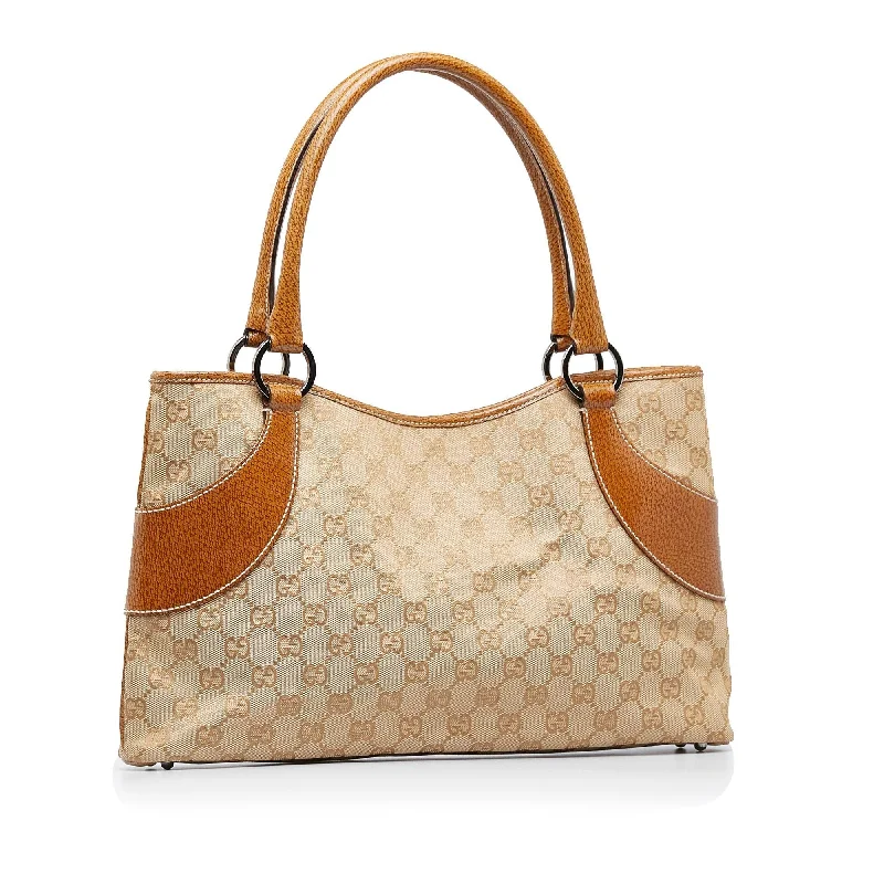 Gucci handbags for women with a beaded trimGucci GG Canvas Tote (SHG-1Ir5gA)