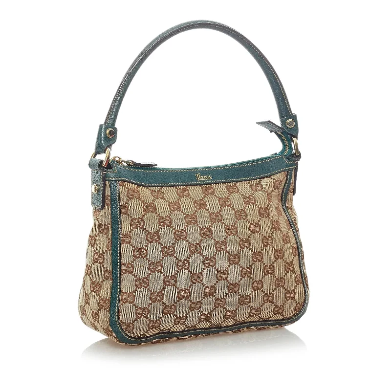 Women Gucci crossbody bags in a bold red colorGucci GG Canvas Handbag (33453)