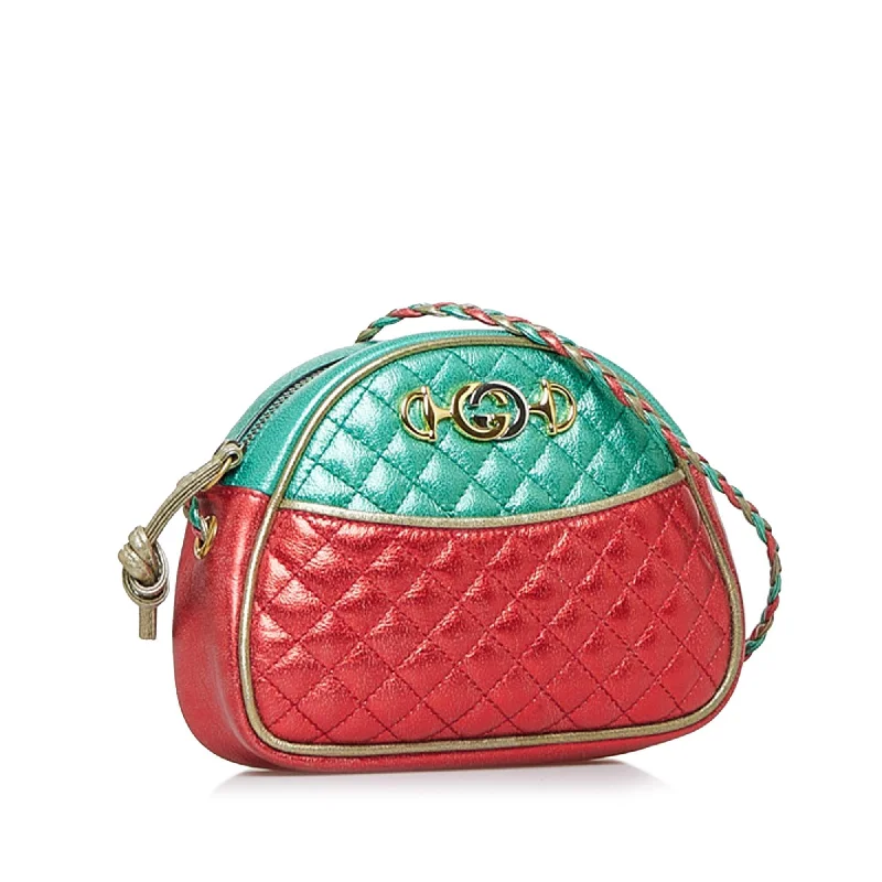 Ladies Gucci Dionysus bags with a chain - link shoulder strapGucci Mini Trapuntata Crossbody (SHG-jBPqBe)