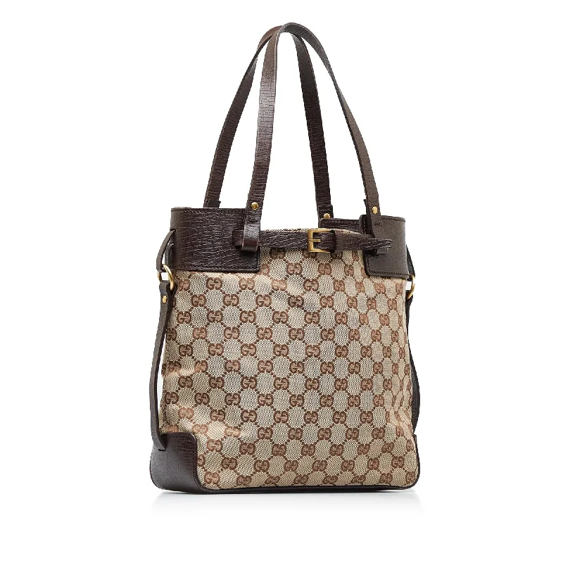 Gucci Marmont bags for women with gold - toned hardwareGucci GG Canvas Handbag (SHG-1UdsKi)