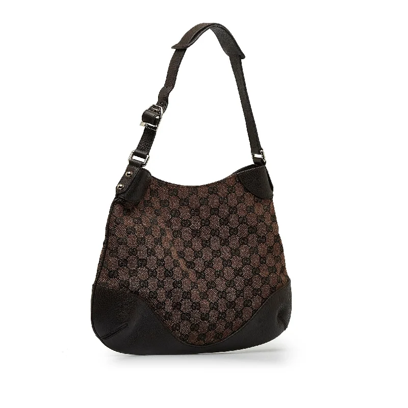 Ladies Gucci shoulder bags with a magnetic - closure flapGucci GG Canvas Hobo (HzNmEq)