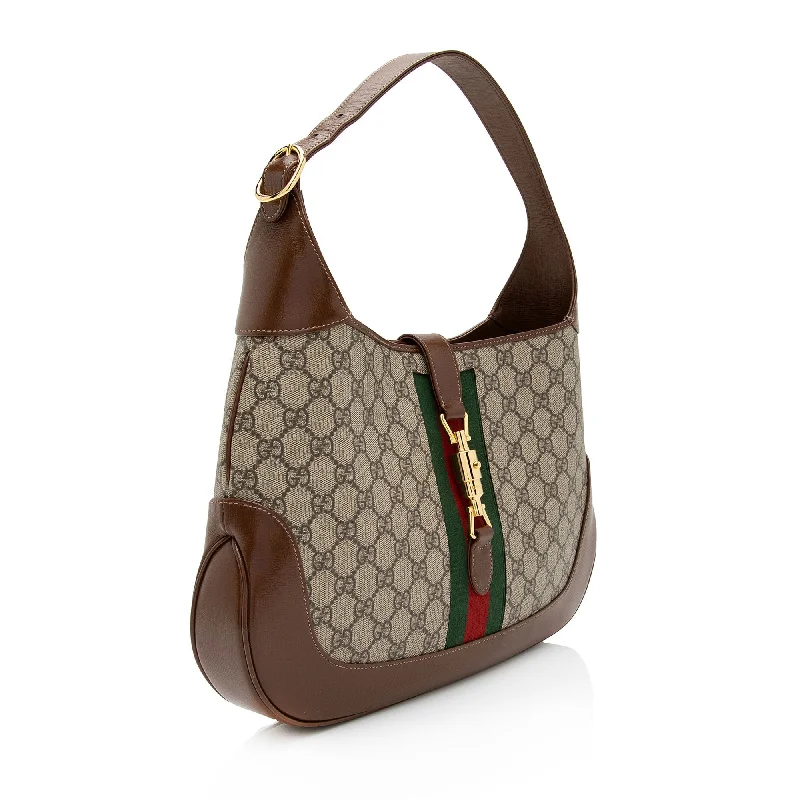 Gucci Dionysus bags for women with tiger - head claspsGucci GG Supreme Jackie 1961 Medium Shoulder Bag (SHF-TnWsAF)