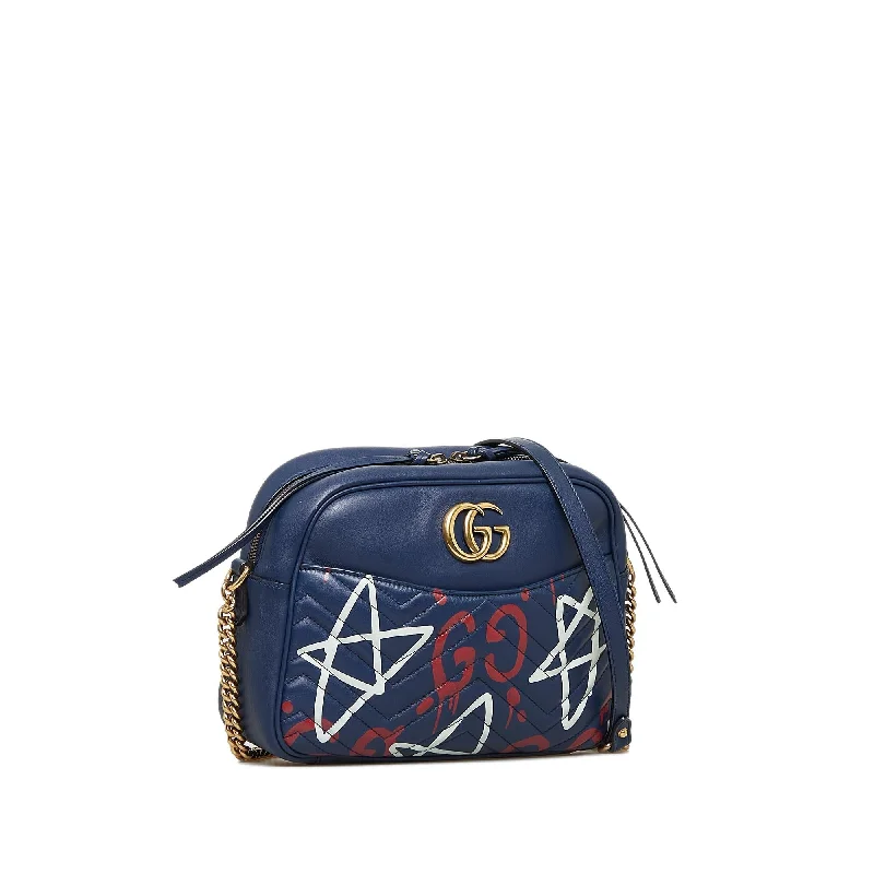 Women Gucci bags with a detachable mirror insideGucci GG Marmont Ghost Crossbody Bag (SHG-eT5r9s)