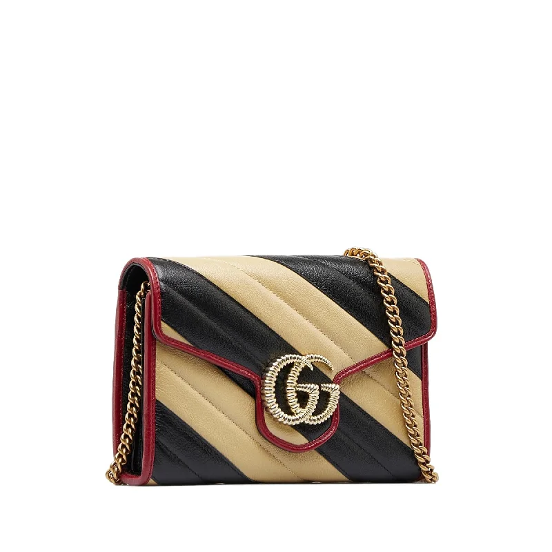 Women Gucci bags with interlocking G hardware for a classic lookGucci Mini Torchon GG Marmont Crossbody (SHG-vPkRpV)