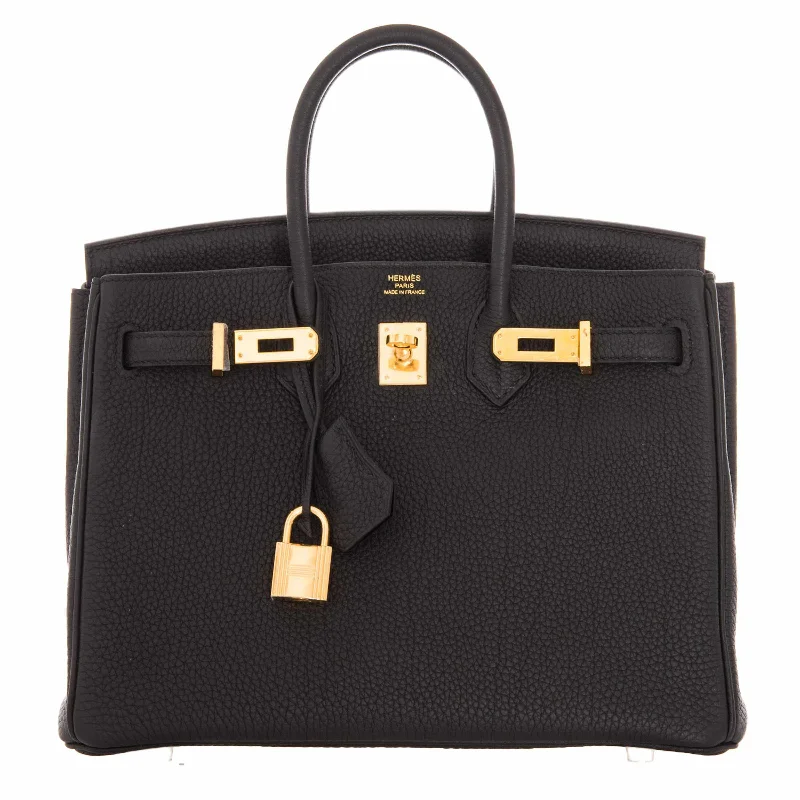 Hermès Birkin 25 Black Togo Gold Hardware