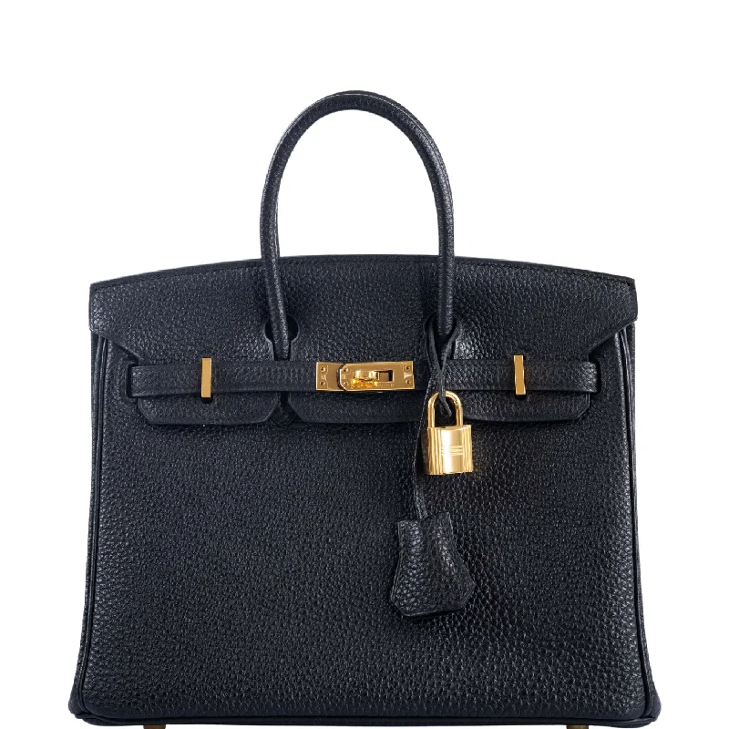 Hermès Birkin 25 Black Togo with Gold Hardware