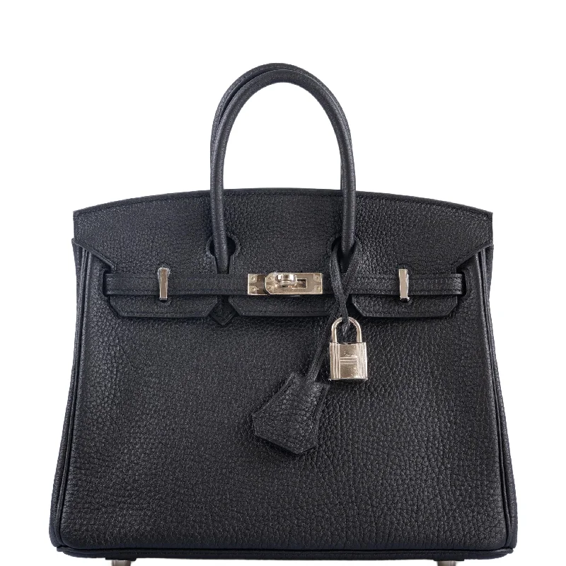 Hermès Birkin 25 Black Togo with Palladium Hardware