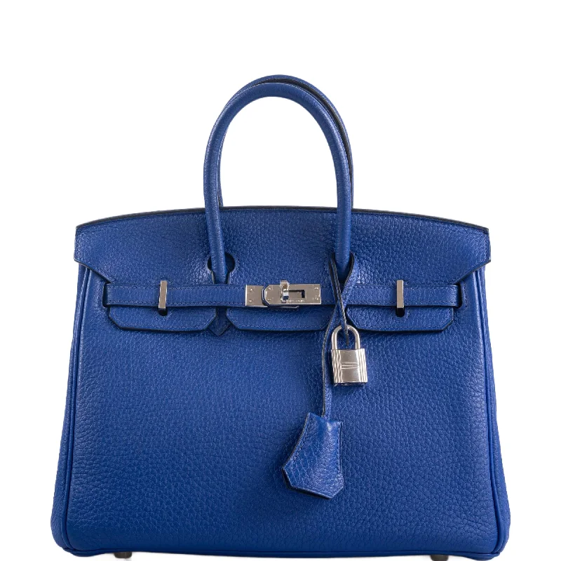 Hermès Birkin 25 Blue Electric Togo Palladium Hardware