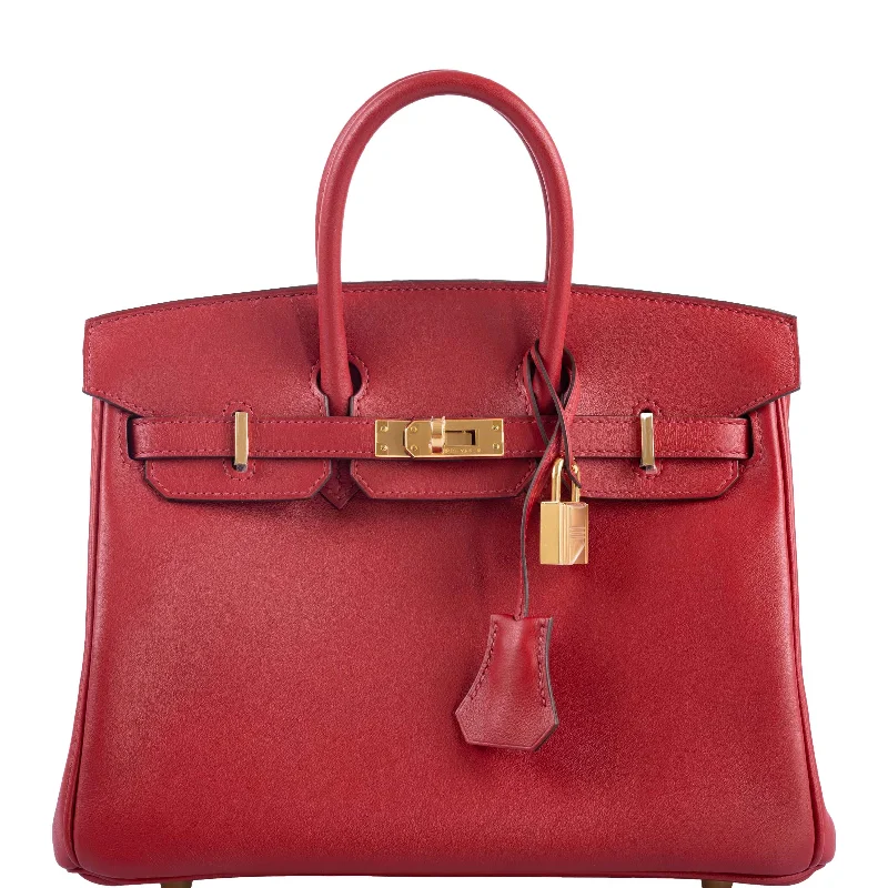 Hermès Birkin 25 Rouge Pivoine Swift Gold Hardware