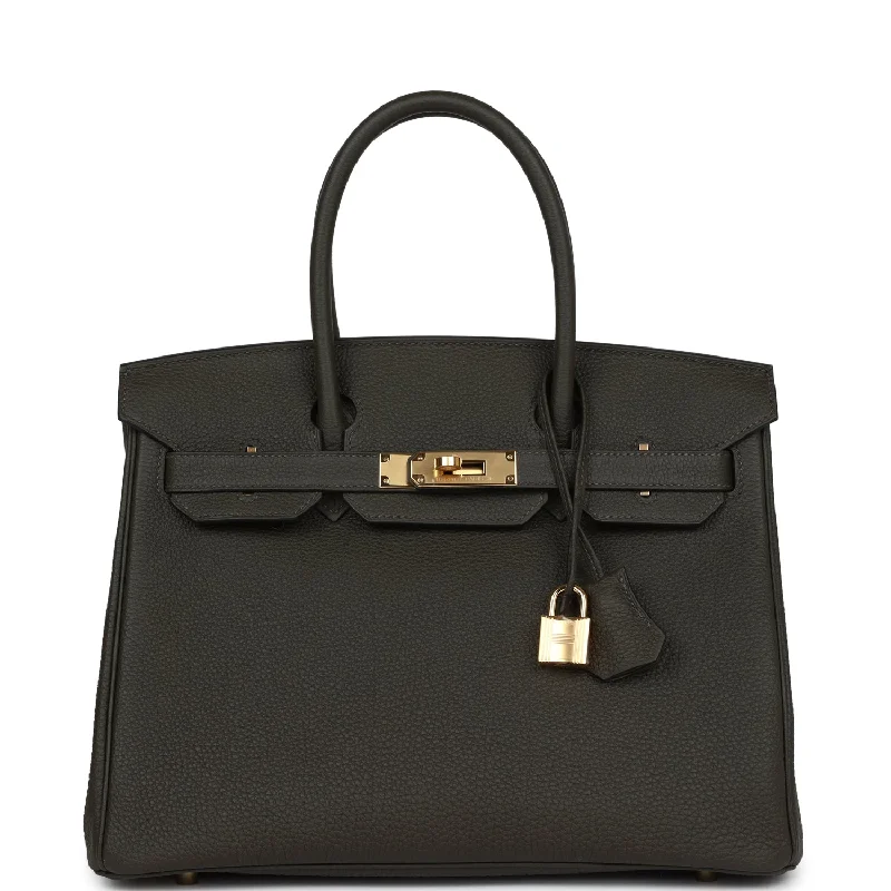 Hermes Birkin 30 Vert de Gris Togo Gold Hardware