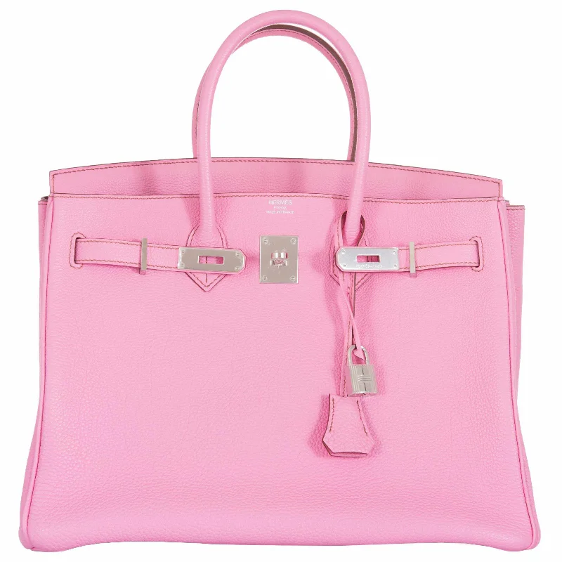 Hermès Birkin 35 Bubblegum 5P Pink Palladium Hardware