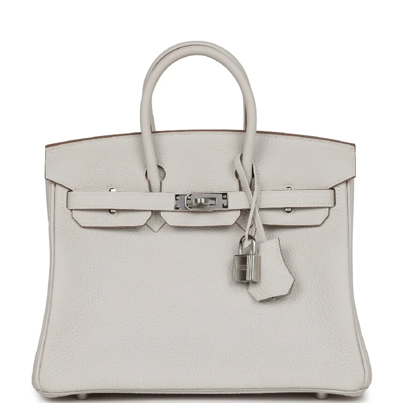 Hermes Birkin 25 Gris Pale Togo Palladium Hardware