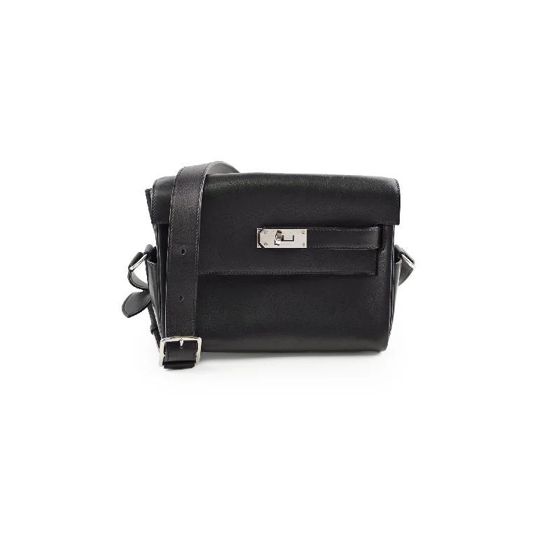 Hermes Kelly Messenger PM Bag Black