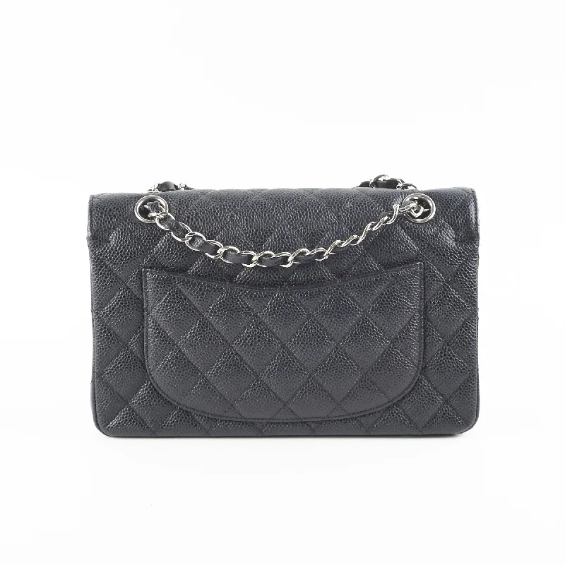 Chanel Black Handbag for Business MeetingsChanel Small Caviar Classic Double Flap Black - 16 series