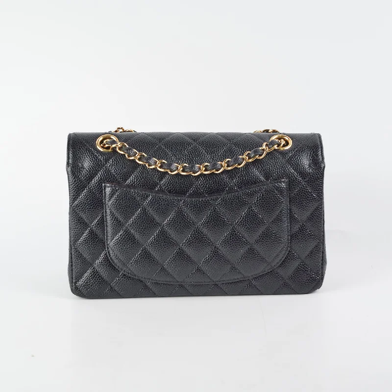 Chanel Medium Tote Bag for Office LadiesChanel Small Classic Flap Caviar Black - Microchipped